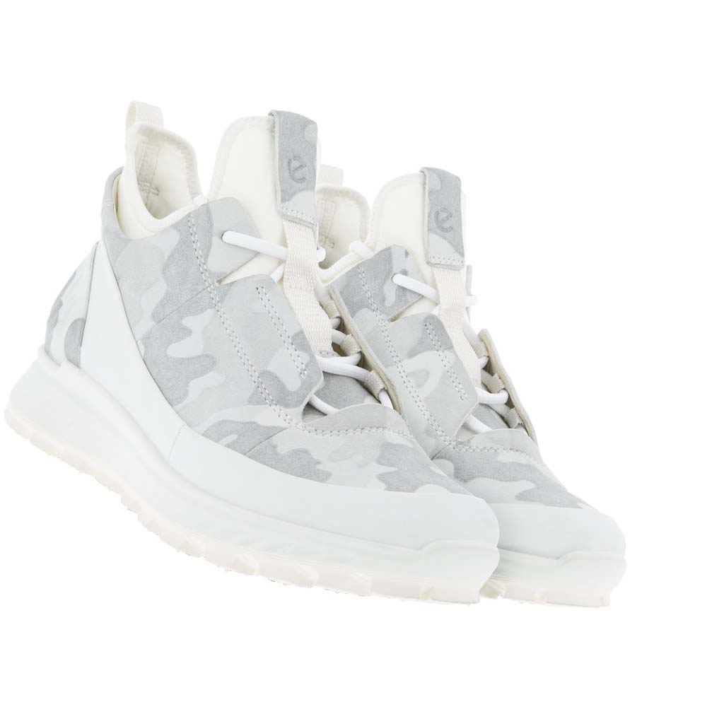 Women's Ecco Exostrike Low Sneakers White | Canada 221MQZ